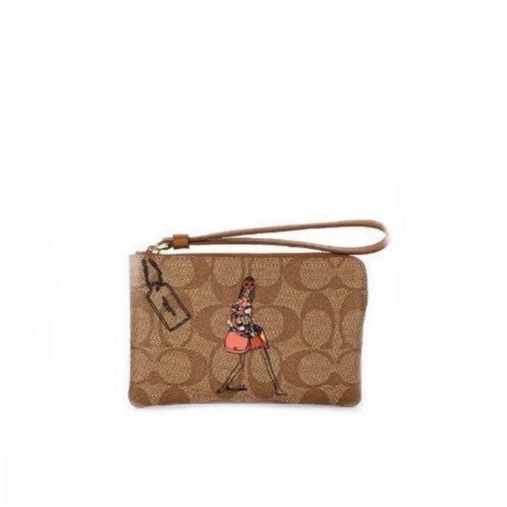 NWT COACH Bonnie Cashin Coin Purse Khaki